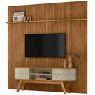 Painel Para Tv 75 Polegadas Composição Bancada Lugana Cumaru/opala