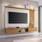 Painel Para Tv Ambiente Lets Cinamomo Off White - Hb Móveis