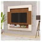 Painel Para Tv Ambiente Riviera Ripado 2.1 Carvalho New Off White - Luapa