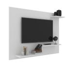 Painel Para Tv Até 42" Polegadas Denver Com Prateleira Branco J Carvalho