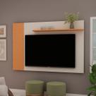 Painel para TV Até 46 Polegadas Florida Cinamomo/Off White Fosco - Genialflex