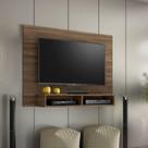 Painel para TV até 49 Polegadas 120cmx89cm 2 Nichos Eros Notável Móveis Marrom Nogal Trend Painel para TV até 49 Polegadas 120cmx89cm 2 Nichos Eros Notável Móveis Marrom Nogal Trend