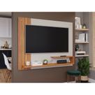 Painel para TV até 50 Polegadas 100% MDF 135cmx108cm Dunas Branco Off White/Cinamomo Painel para TV até 50 Polegadas 100% MDF 135cmx108cm Dunas Branco Off White/Cinamomo