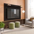 Painel para TV até 50 Polegadas 130cmx91cm 1 Prateleira Columbia Espresso Móveis