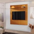 Painel para TV até 50 Polegadas 134cmx136cm Prateleira Avant Marrom Cedro Painel para TV até 50 Polegadas 134cmx136cm Prateleira Avant Marrom Cedro