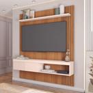 Painel Para Tv Ate 55 Esmeralda Caemmun 1,50 Freijo-off White