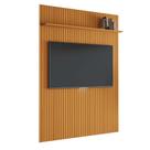 Painel para TV até 55 Polegadas 1,39x2,40m Ripado com Prateleira Arbo Cedro EDN