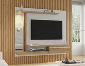 Painel para TV até 55 Polegadas com LED 160cmx136cm Prateleira de Vidro Denver