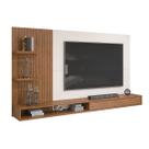 Painel para tv ate 60 Bento Ripado frisos home bancada