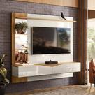 Painel para TV até 60'' Freijó Com Off White Perolizado Vegas Intense - Movelove Painel para TV até 60'' Freijó Com Off White Perolizado Vegas Intense - Movelove