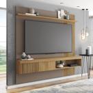 Painel para TV até 65 Polegadas 180cmx183cm Safira Marrom Buriti/Fendi