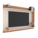 Painel para TV até 65 Polegadas 2 Prateleiras J Carvalho New York 180cm Freijó/Off White
