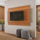 Painel para TV até 65 Polegadas com LED 100% MDF 185cmx130cm Aros