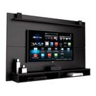 Painel Para TV Até 65 Polegadas Com Prateleira 1,80m Max Preto Painel Para TV Até 65 Polegadas Com Prateleira 1,80m Max Preto
