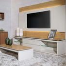 Painel Para Tv até 75 " New Lincoln 240cm Cinamomo Off white Província