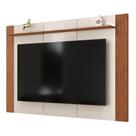 Painel Para TV Até 75 Polegadas 1,82m Detalhe Frisado Com Prateleira Heloisa Off White/Madeirado Painel Para TV Até 75 Polegadas 1,82m Detalhe Frisado Com Prateleira Heloisa Off White/Madeirado