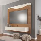 Painel para TV até 75 Polegadas 3 Gavetas Led Lumiere Artely