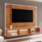 Painel para TV até 75 Polegadas com LED 180,5cmx149cm Led e Nichos Monet
