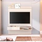 Painel para TV até 75 Polegadas com LED MDF 187cmx219cm Liso com Nicho e Prateleira com Led Vitoria Regia YesCasa Painel para TV até 75 Polegadas com LED MDF 187cmx219cm Liso com Nicho e Prateleira com Led Vitoria Regia YesCasa