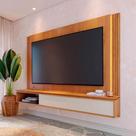 Painel para TV até 75 Polegadas Loa com LED 2 Portas Freijó e Off White