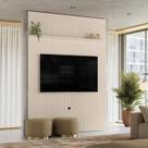 Painel para TV até 75 Polegadas MDF 180cmx244,5cm New Interlagos Painel para TV até 75 Polegadas MDF 180cmx244,5cm New Interlagos