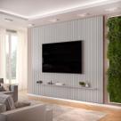 Painel para TV até 75 Polegadas Ripado DJ Móveis Trento 275 Bali