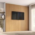 Painel para TV até 86 Polegadas 240cmx230cm Liso Aruá CabeCasa MadeiraOriginals Jatoba Painel para TV até 86 Polegadas 240cmx230cm Liso Aruá CabeCasa MadeiraOriginals Jatoba
