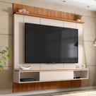 Painel Para Tv de até 65 Polegadas Marrom Aura Caemmun