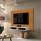 Painel para TV Fox - Cedro com off white Painel para TV Fox - Cedro com off white