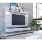Painel Para Tv Home Suspenso Ambiente Decore 1.8 Branco Acetinado - Imcal Painel Para Tv Home Suspenso Ambiente Decore 1.8 Branco Acetinado - Imcal