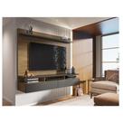 Painel Para Tv Home Suspenso Ambiente Noruega Freijó Grafite Perolizado - Móveis Leão Painel Para Tv Home Suspenso Ambiente Noruega Freijó Grafite Perolizado - Móveis Leão