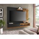 Painel para Tv Home Suspenso Ambiente Tocantins 1.8 Preto Acetinado Noce Milano - Colibri Painel para Tv Home Suspenso Ambiente Tocantins 1.8 Preto Acetinado Noce Milano - Colibri