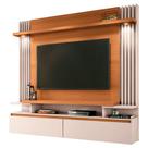 Painel Para Tv Home Suspenso Brasil Cinamomo Off White - Hb Móveis