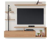 Painel para Tv Home Suspenso Maragogi Off White Freijó Colibri
