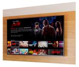 Painel para TV Life 1.8 Nature com Off White - MóveisAqui