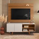 Painel Para Tv Maia Com Rack Aldan Colibri Móveis Freijó/off White
