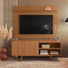 Painel Para Tv Maia Com Rack Aldan Colibri Móveis Freijó