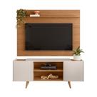 Painel para Tv Maia com Rack River - TV até 47'' Freijó/Off White - Colibri Móveis