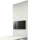 Painel Para TV Sala de Reunião 195cm x 90cm Cinza F5