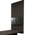 Painel Para TV Sala de Reunião 195cm x 90cm Preto F5