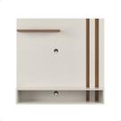 Painel para Tv Smart 32 Polegadas Slim com Nicho Off White/Freijo