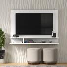Painel Para TV Smart Plus Milão para TVs de até 50 Polegadas - Branco