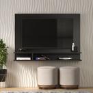 Painel Para TV Smart Plus Milão para TVs de até 50 Polegadas - Preto