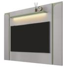 Painel Para TV Suspenso 75 Pol 180cm Marina Off/Pistache B02 - Mpozenato
