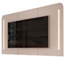 Painel Para TV Suspenso 75 Pol 218cm Ripado World D04 Off White - Mpozenato Painel Para TV Suspenso 75 Pol 218cm Ripado World D04 Off White - Mpozenato