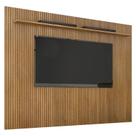 Painel para TV Suspenso Frisado Curitiba 2240 Cinamomo - Valdemóveis Painel para TV Suspenso Frisado Curitiba 2240 Cinamomo - Valdemóveis