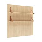 Painel Parede em MDF com Prateleiras inclusa 118cm de largura Linha Tomi Marca Quater