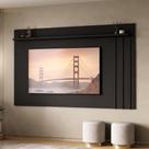 Painel Parede Ventura Carraro Preto Touch Painel Parede Ventura Carraro Preto Touch