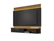 Painel Paris para Tv até 65 polegadas Preto Fosco Ripado
