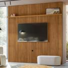 Painel Piso Teto New Guaporé Ambiente Cumaru - Madetec